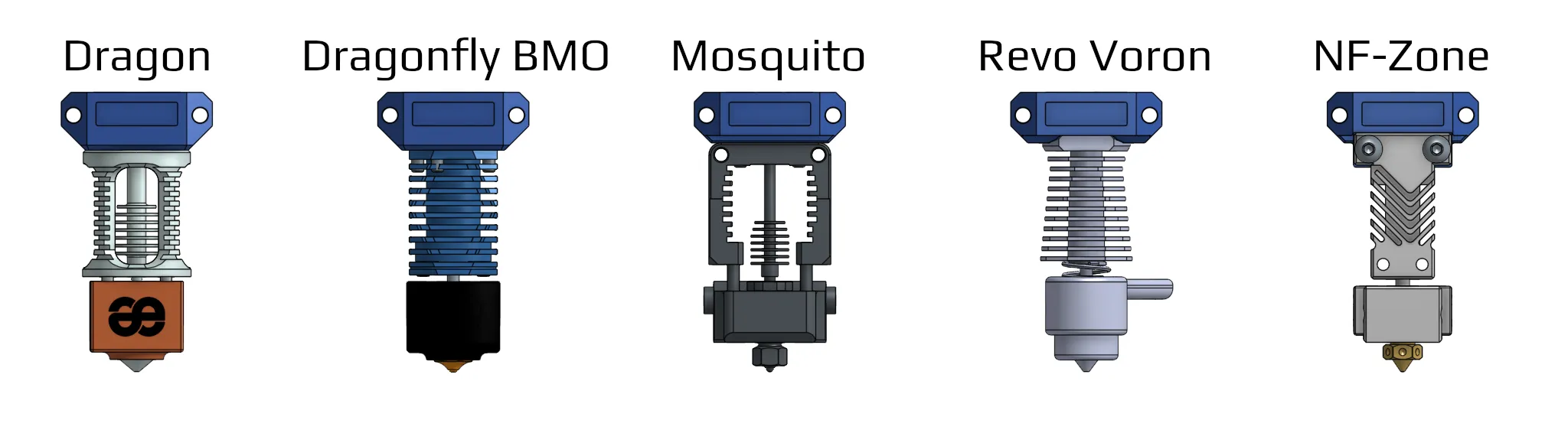 Đầu in Mini Stealthdort nhẹ cho máy in Voron-0