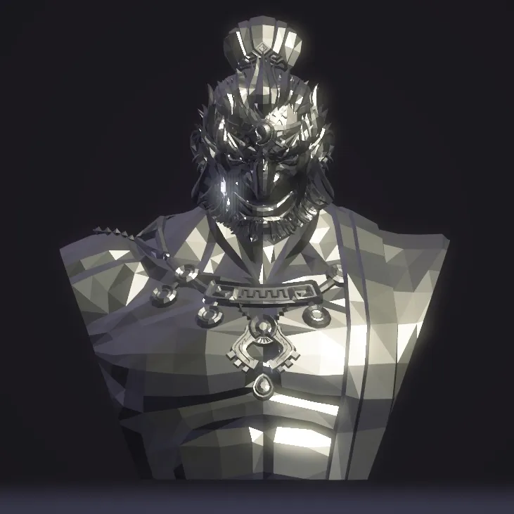 Tượng bán thân Ganondorf từ Tears of the Kingdom