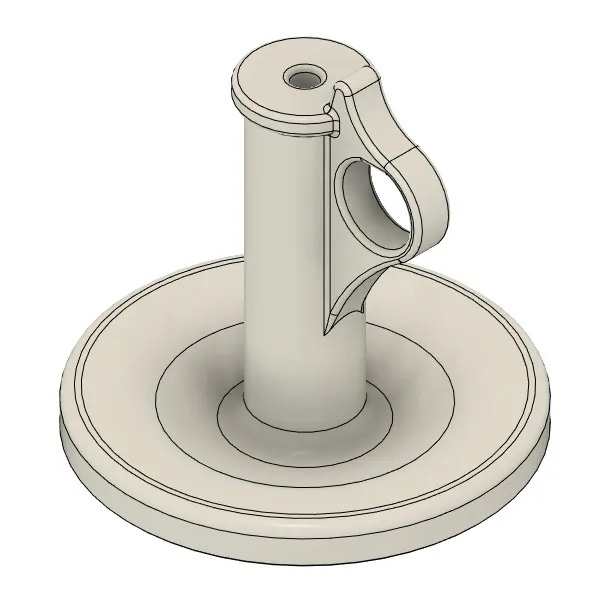 Giá đỡ nến nhỏ với đường kính 1/4 inch