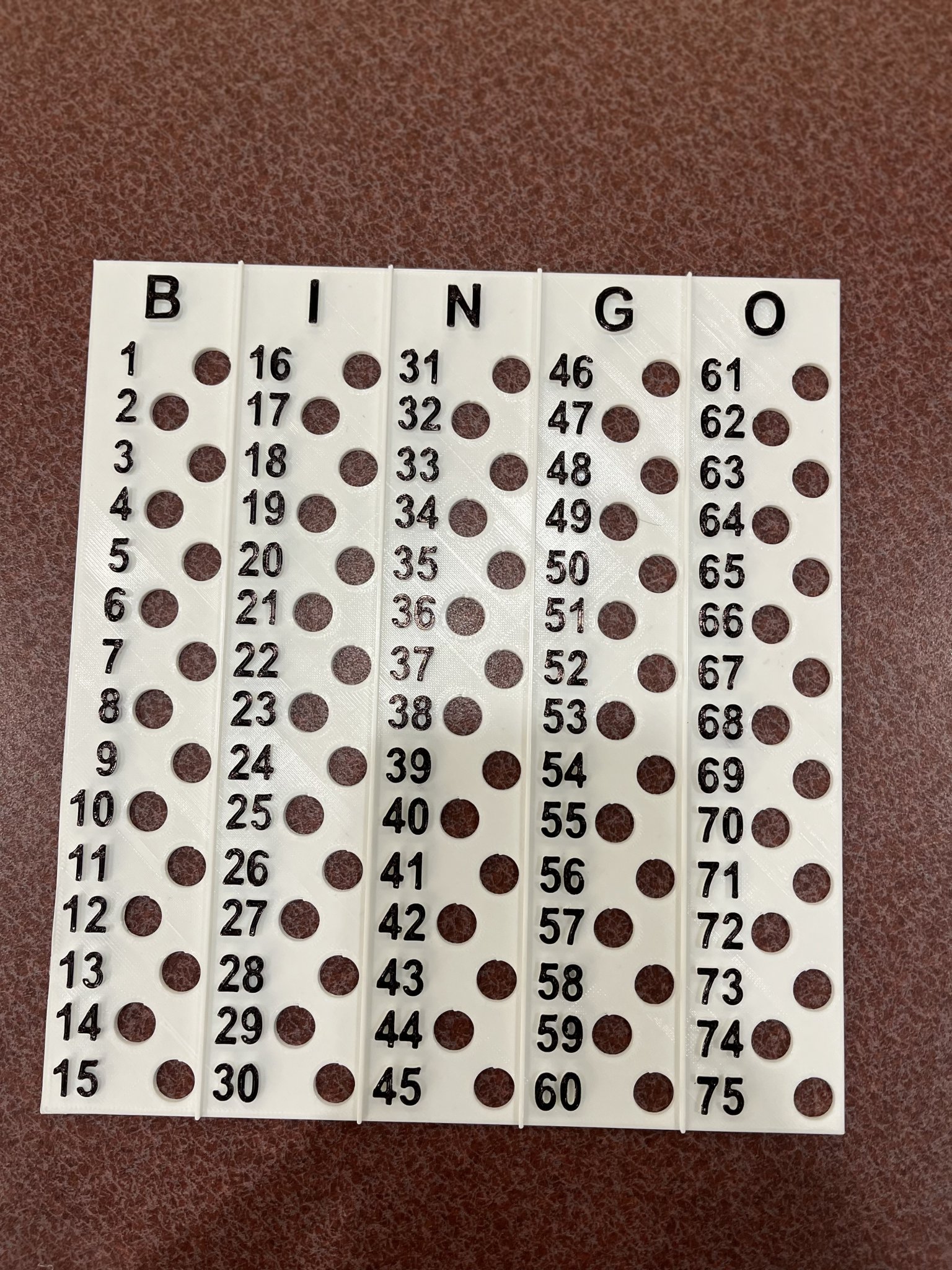 Giá đỡ bóng BINGO thay thế bằng giấy dày 4mm