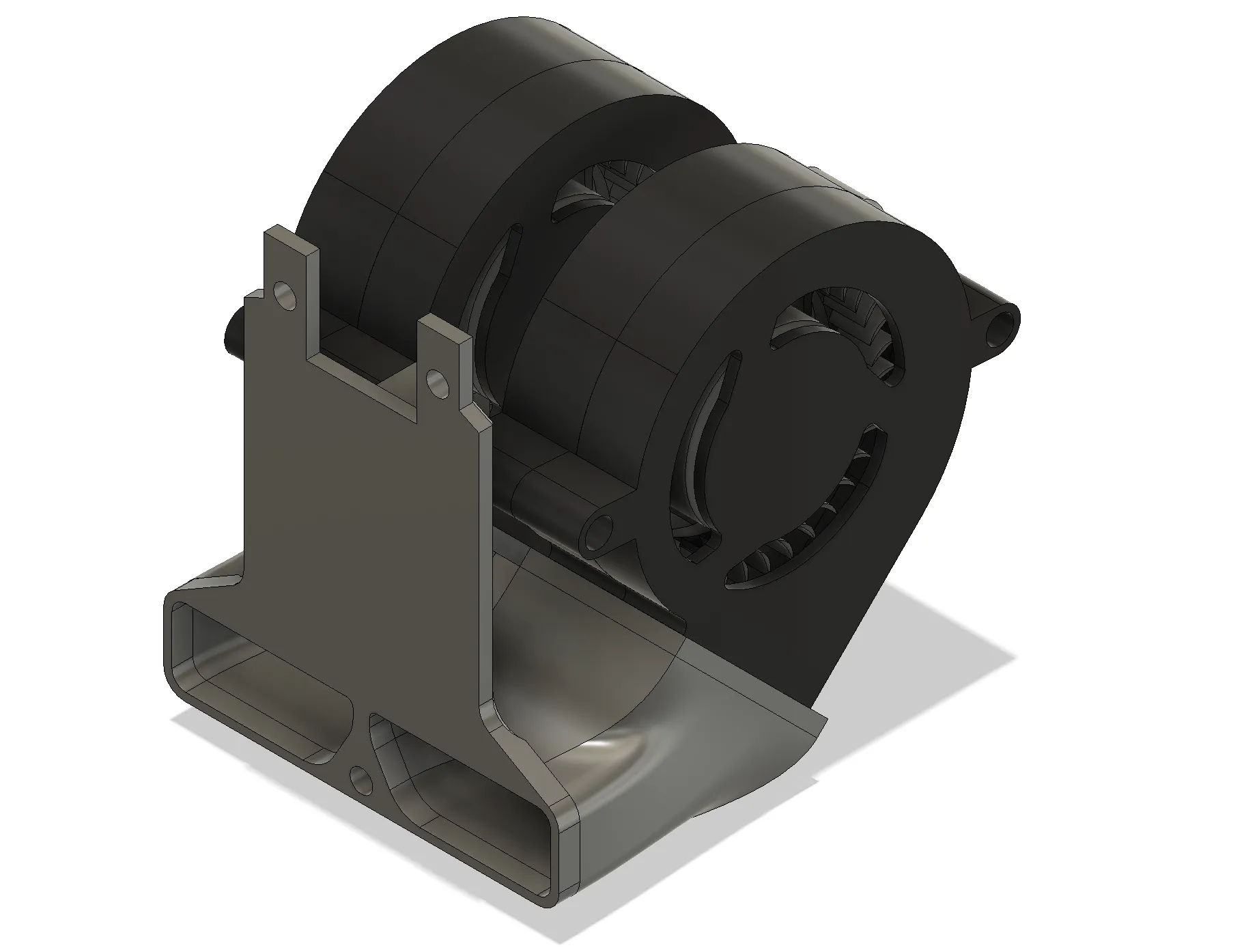 Cổng gió kép EVA 3 cho quạt 5020