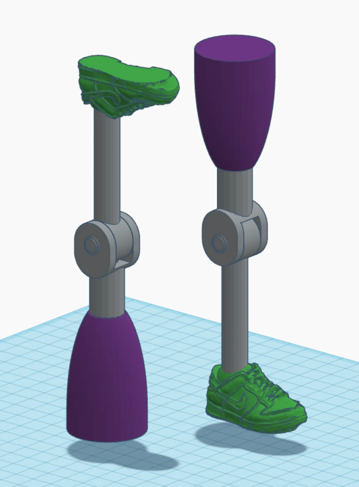 Chân giả cho búp bê trong bệnh viện nhi