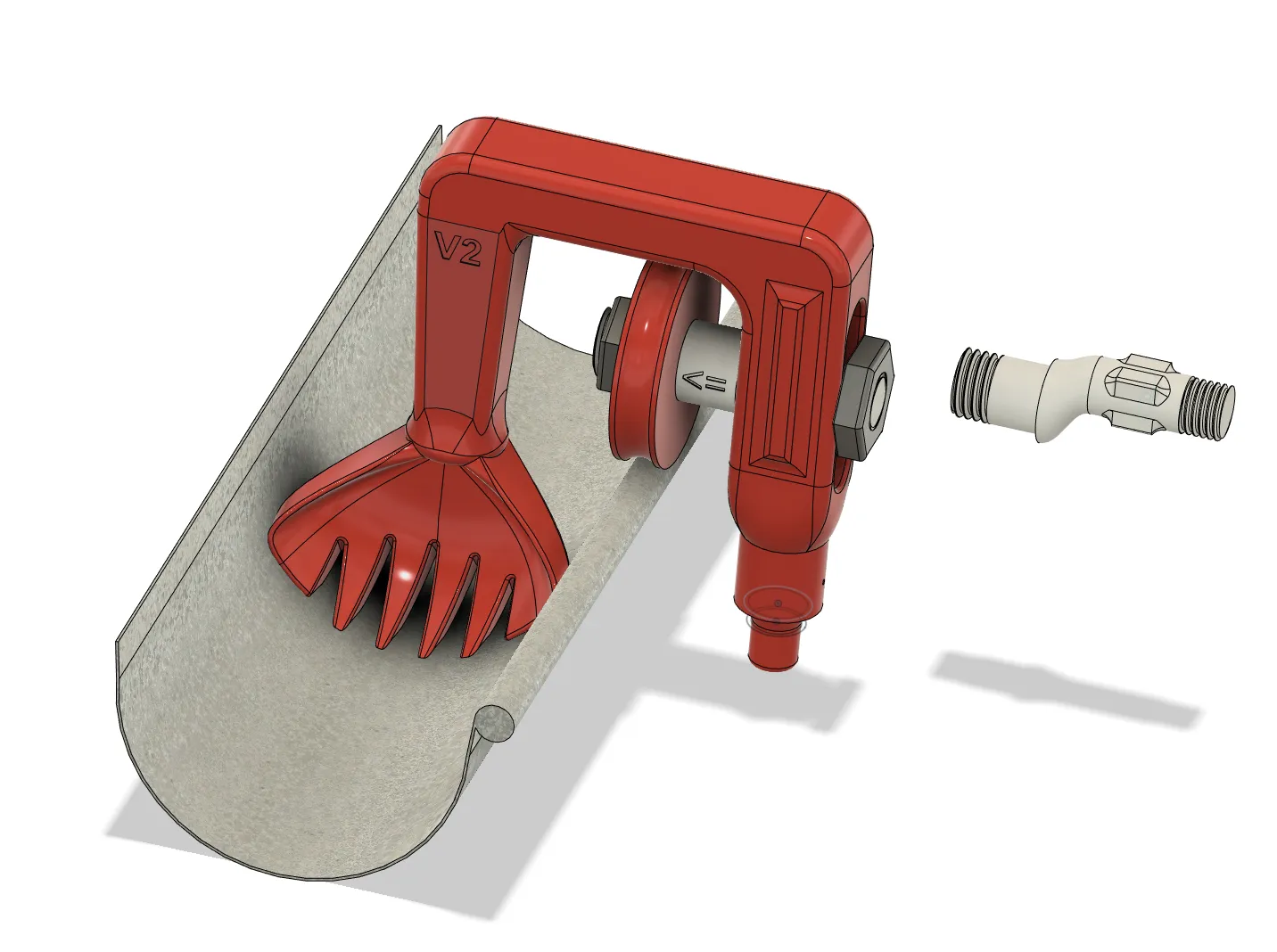 Thiết bị làm sạch mái hiên cao bằng ống IRO