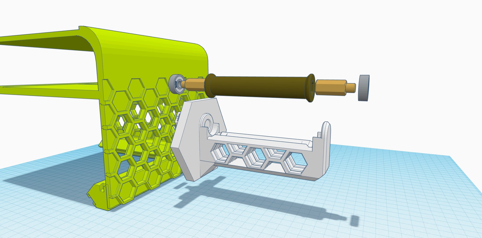 Giá đỡ cuộn filament v2 cho máy in 3D Honeycomb