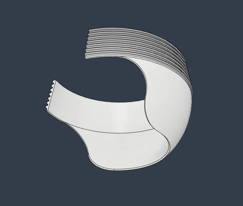 Bộ chặn ánh sáng cho đèn trần âm tường hình bán cầu