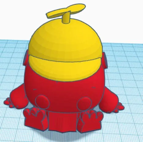 Robot Mini Khớp Nối Đội Mũ