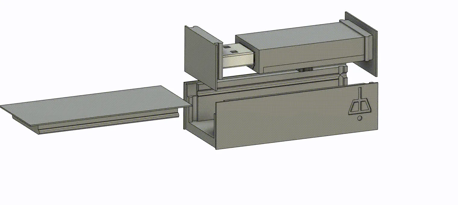 Hộp USB Crypta kiểu Himitsu Bako 4 bước