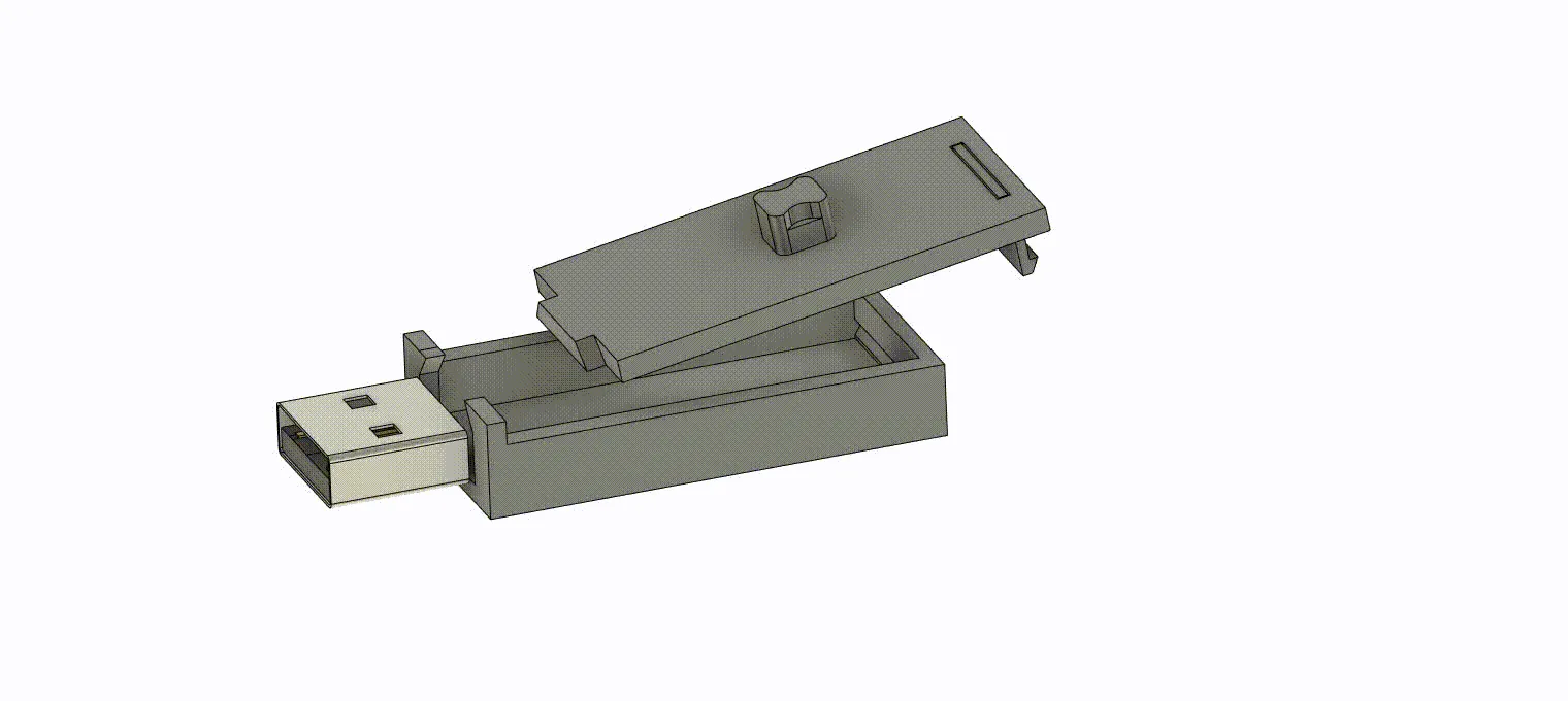 Hộp USB Crypta kiểu Himitsu Bako 4 bước