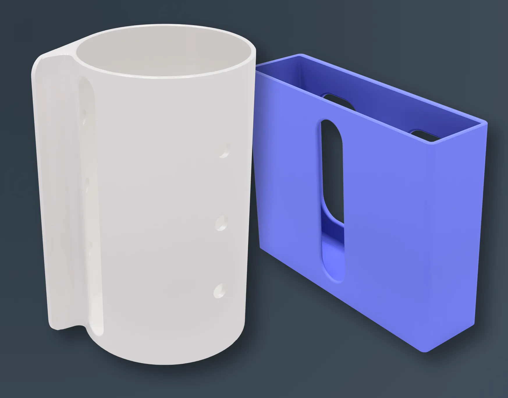 Máy phân phối túi rác và túi tái chế tiện lợi