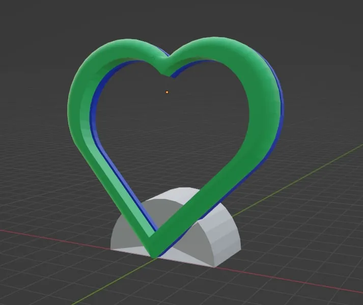 Khung hình trái tim nhỏ xinh xắn cho ảnh