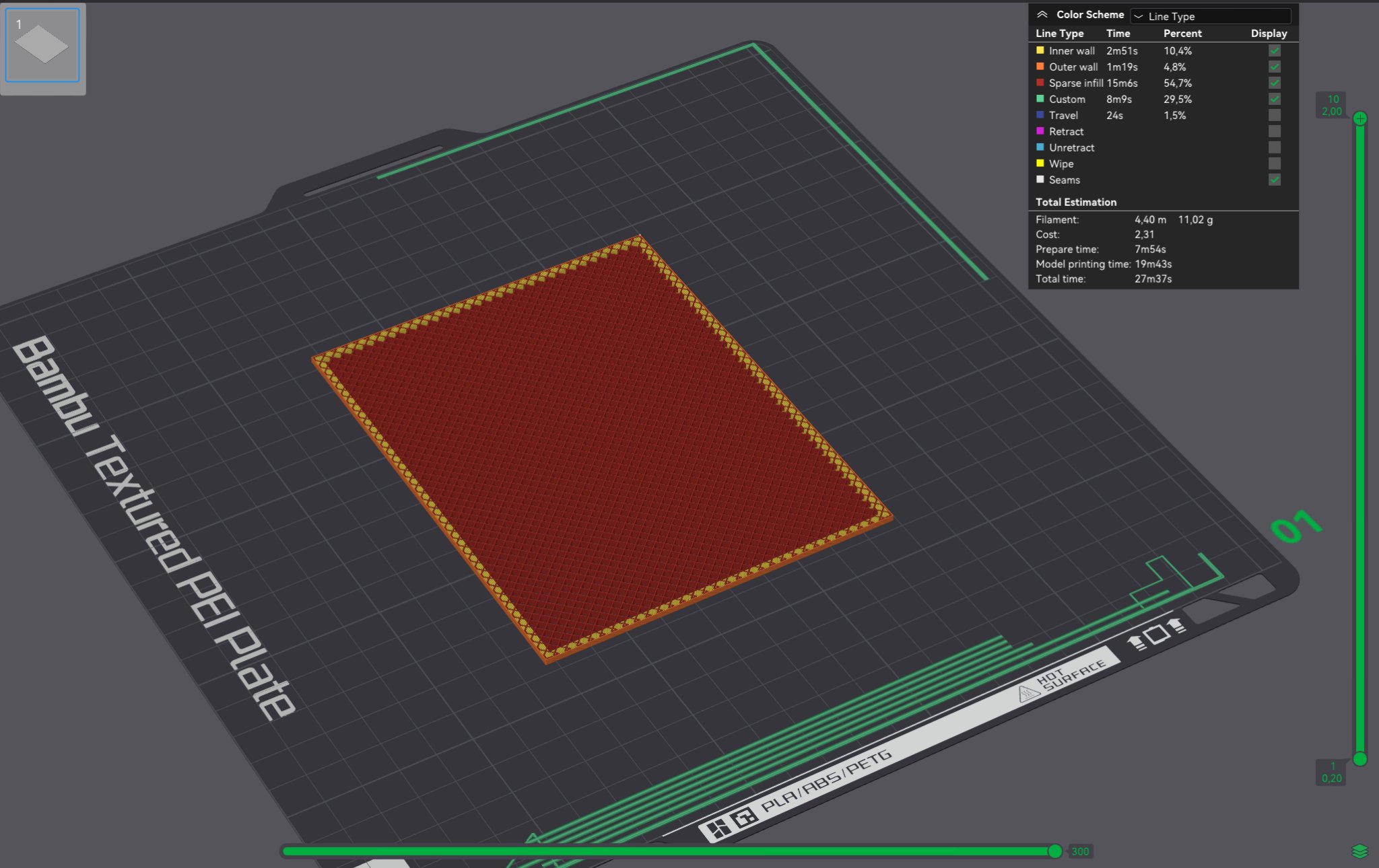 Bộ lọc khí thải HEPA Carbon BambuLab cho máy in 3D