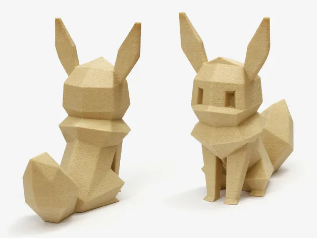 Eevee phong cách low-poly cho in 3D