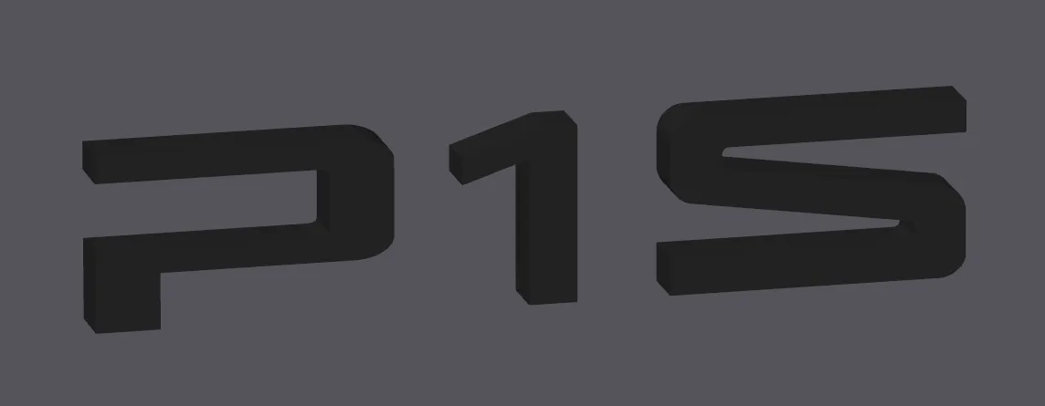 Biểu tượng P1S với thiết kế cải tiến cho máy in 3D