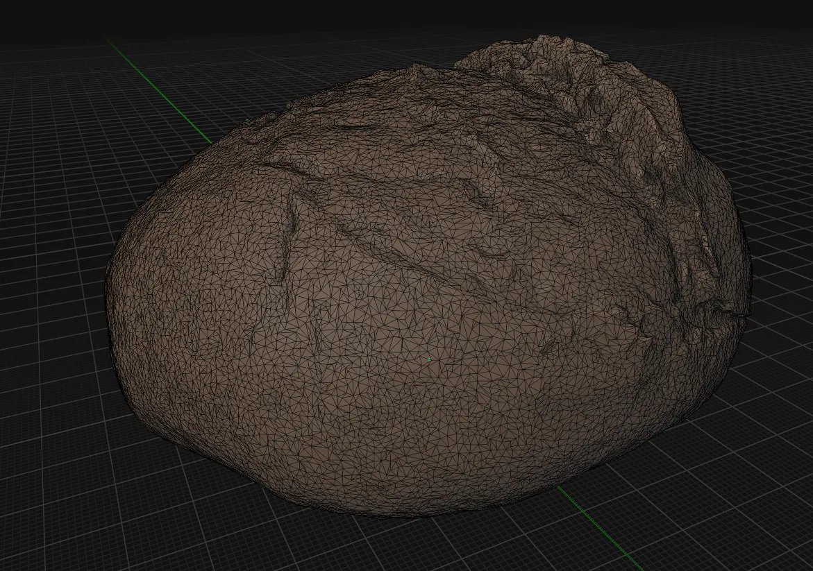 Mô hình bánh mì tươi chi tiết qua photogrammetry