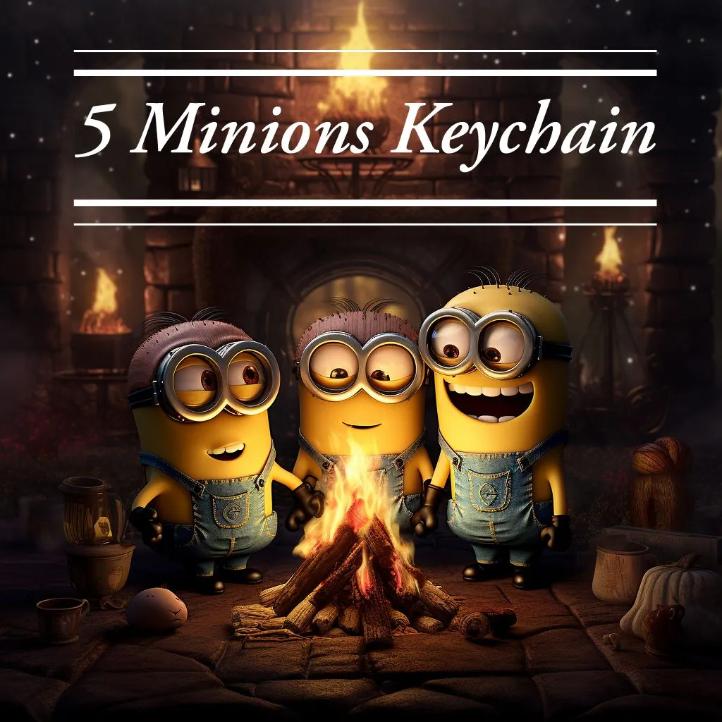 Móc khóa Minions với 3 nhân vật khác nhau