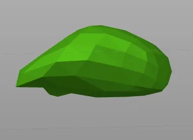 Trái tim low poly thiết kế trong Blender