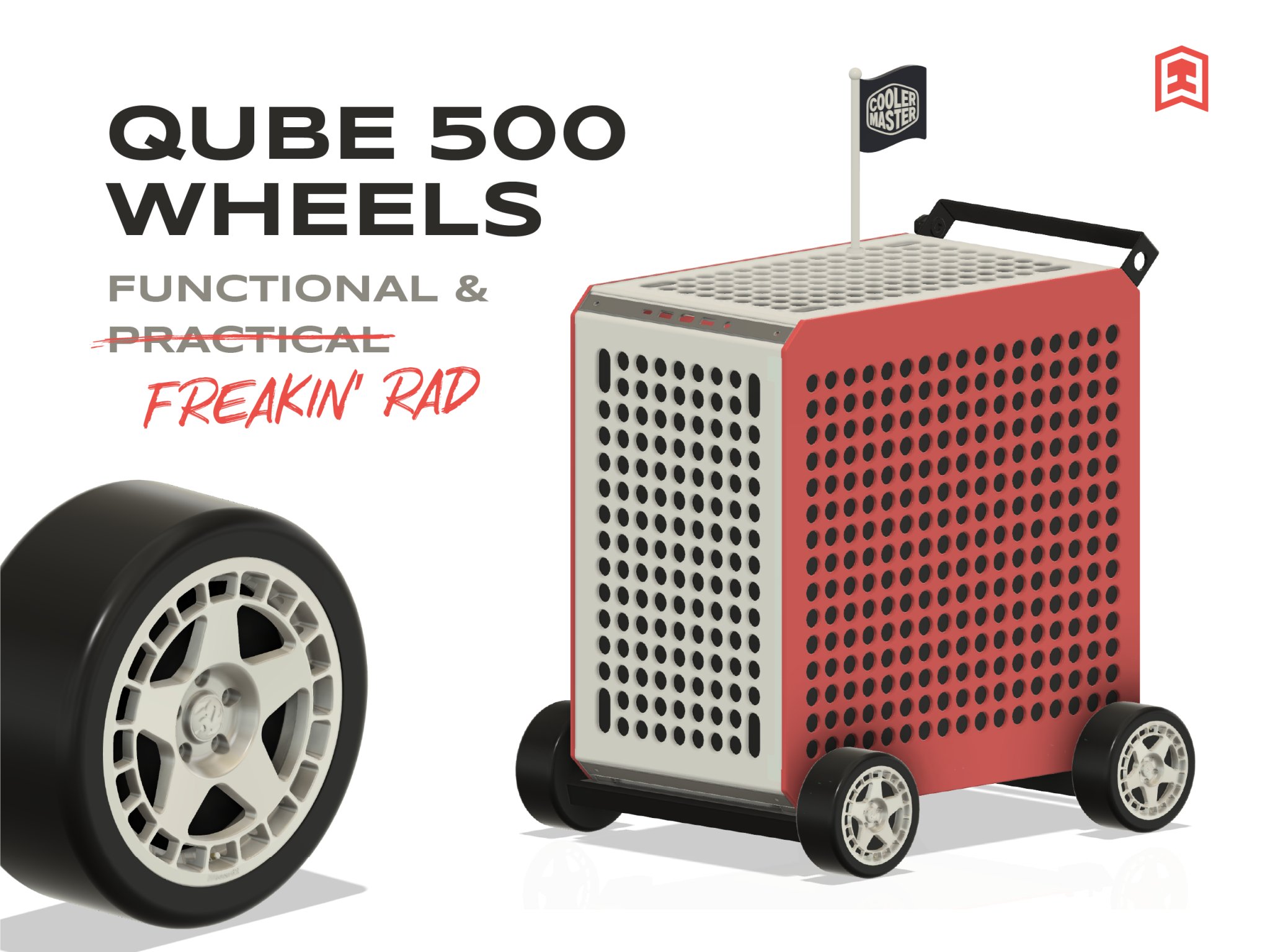 Bánh xe Fifteen52 Turbomacs cho Cooler Master Qube 500