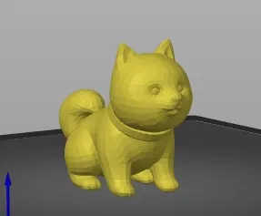 Chó Shiba Inu dễ thương trong thiết kế 3D