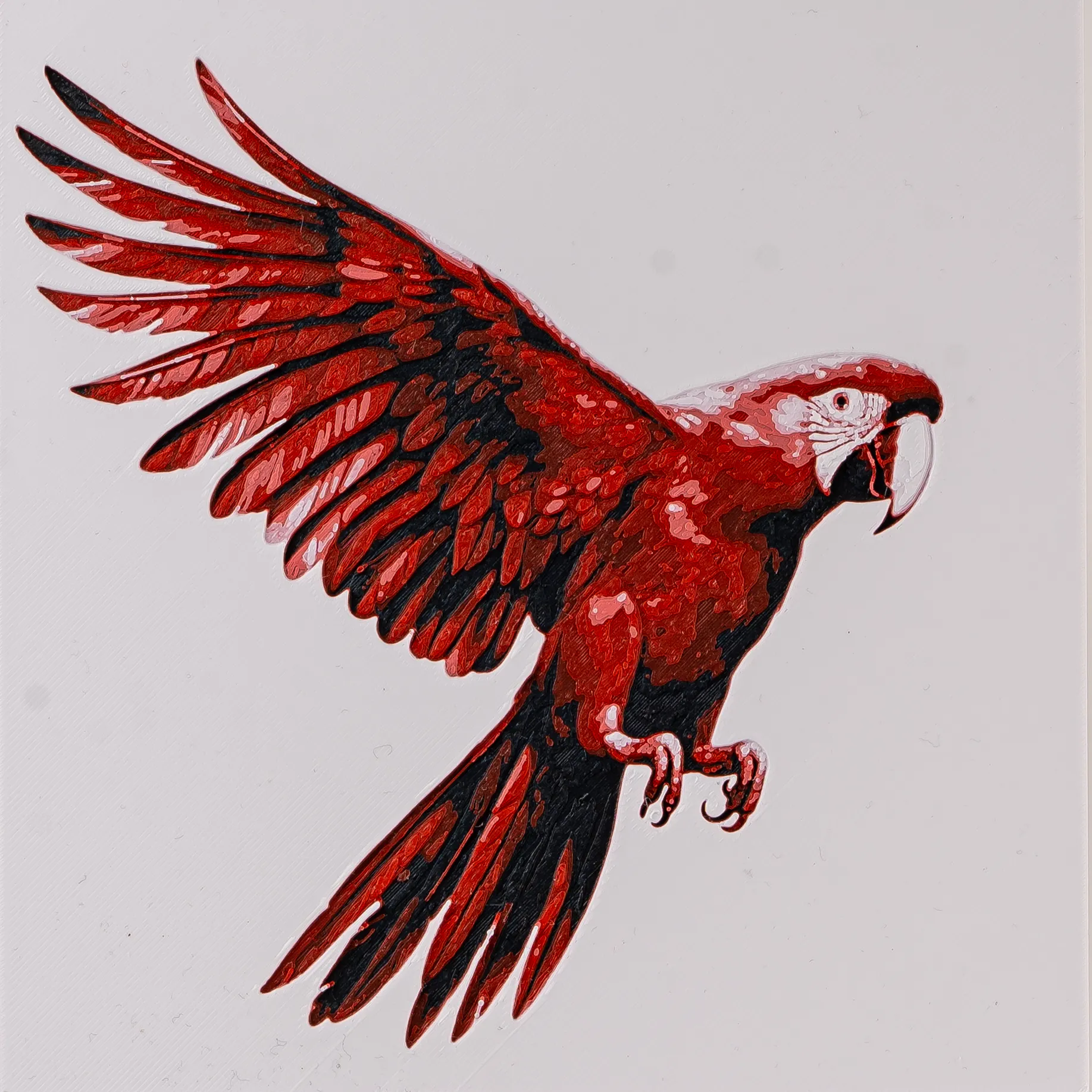 Cái vẹt HueForge cho bộ khởi động Polymaker Red