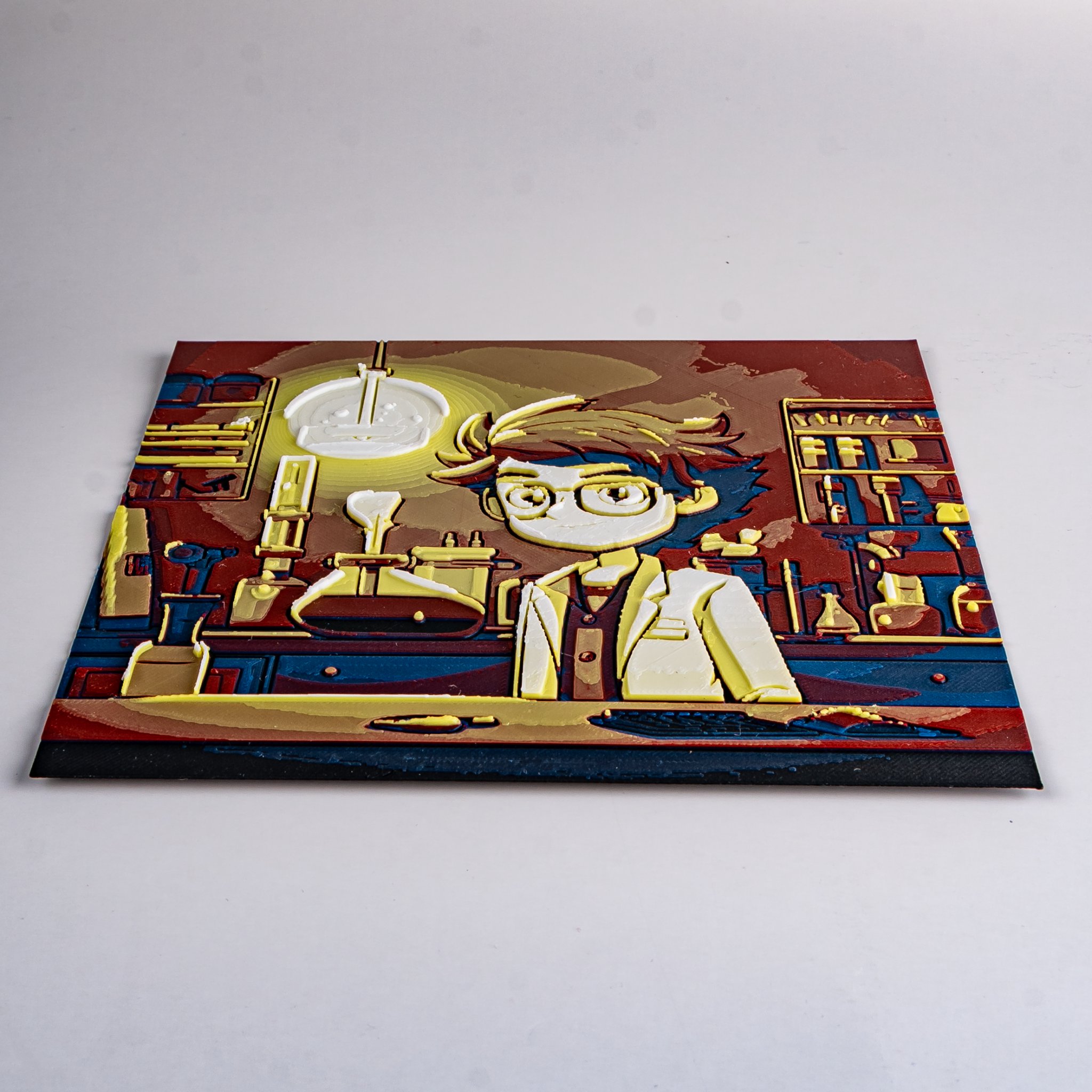 Nhân vật nhà khoa học Chibbi trong bộ Filament Polymaker