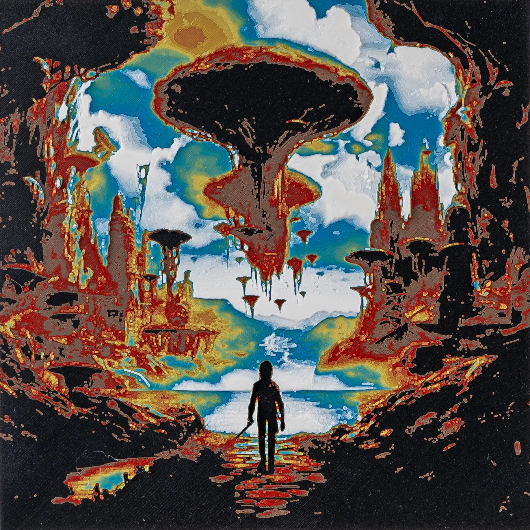 Cảnh sắc Another Dimension của HueForge cho Polymaker