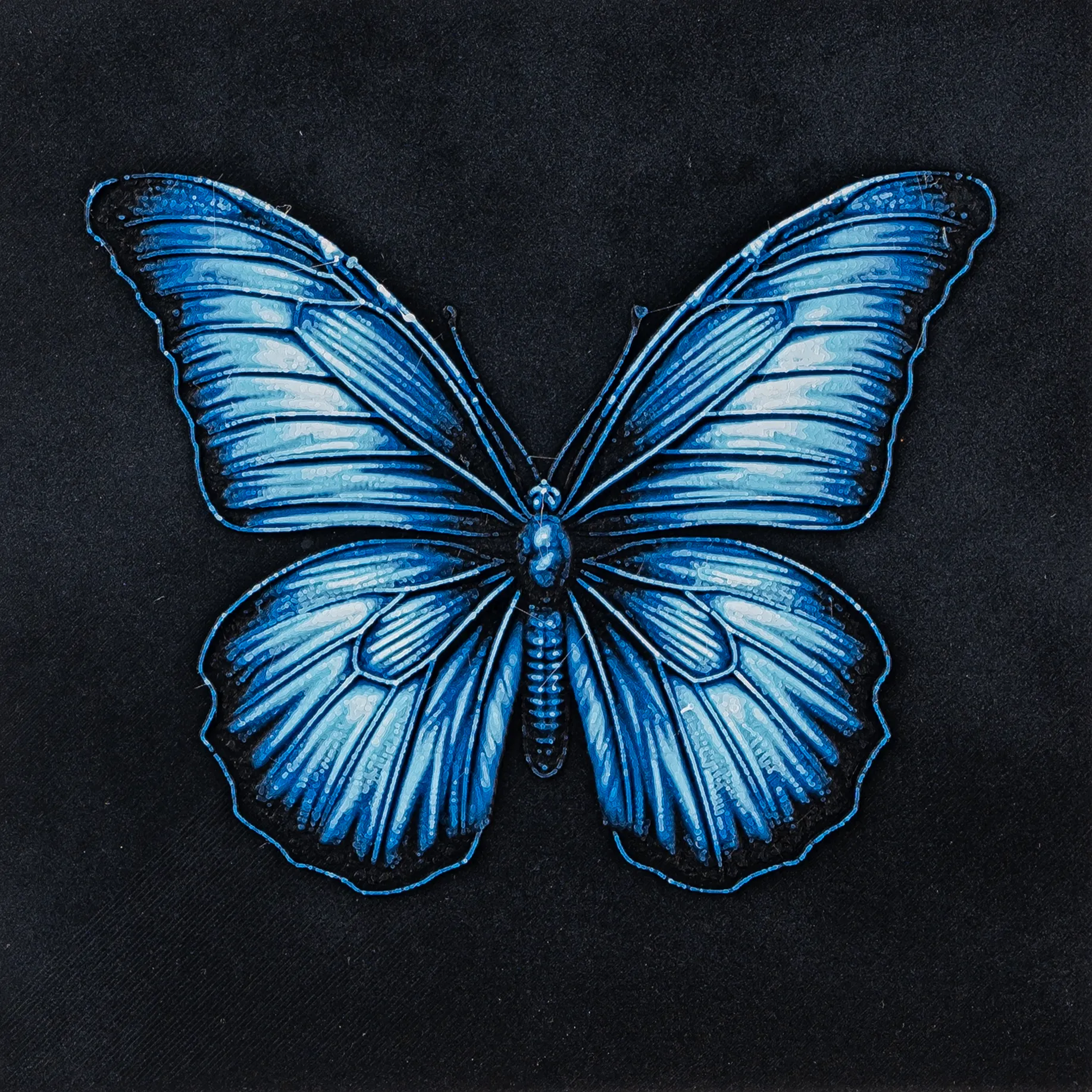 Bướm HueForge cho bộ filament Polymaker Blue