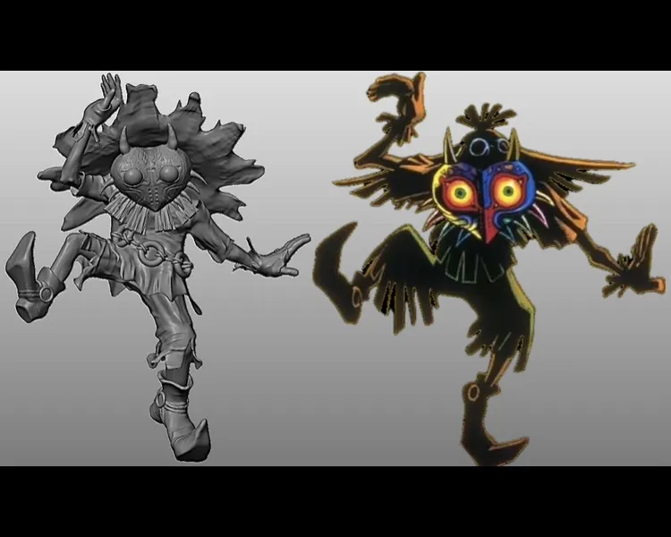 Nhân vật Skull Kid từ The Legend of Zelda: Majora’s Mask