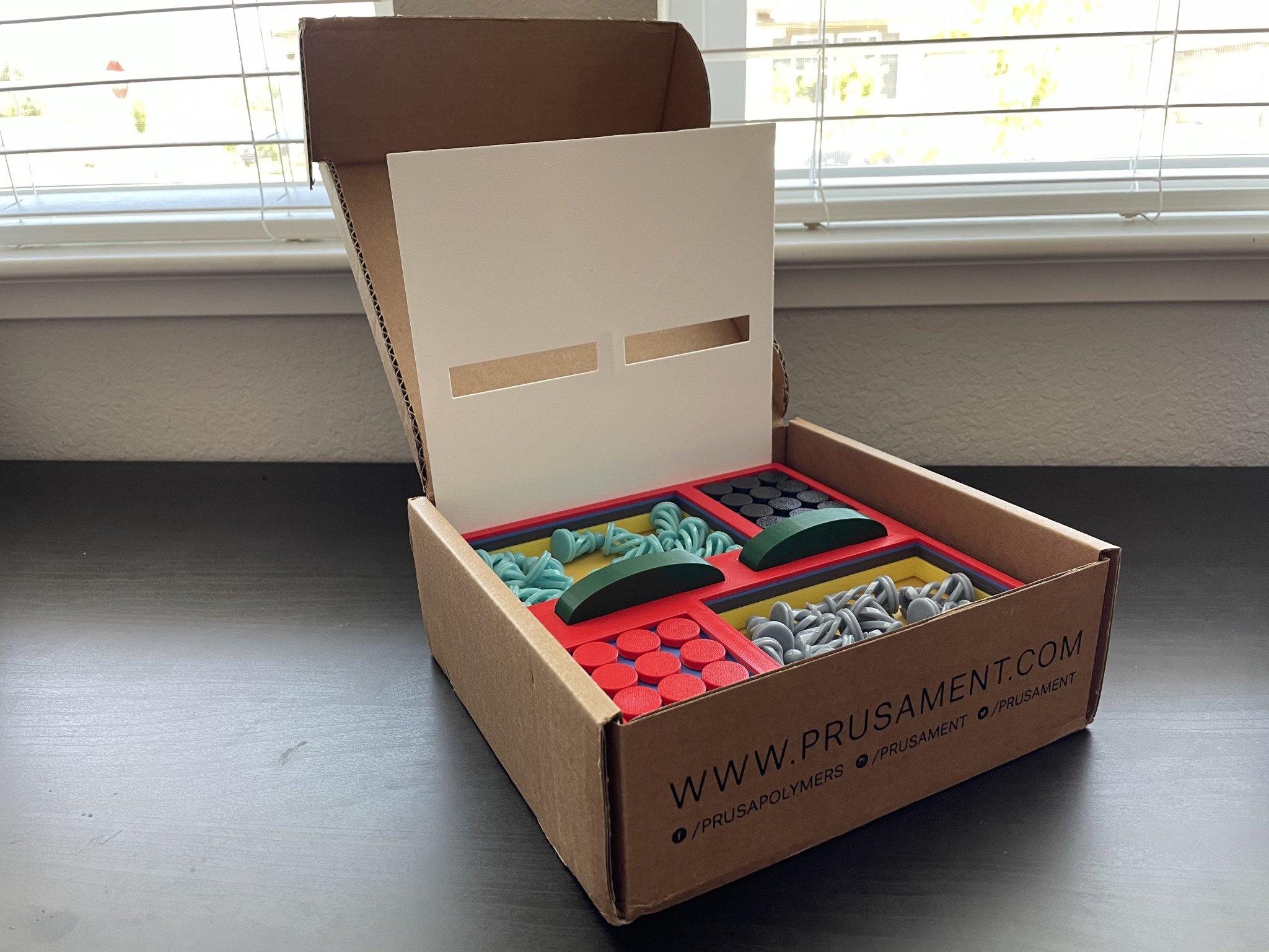 Hộp đựng bàn cờ 3D cho hộp Prusament