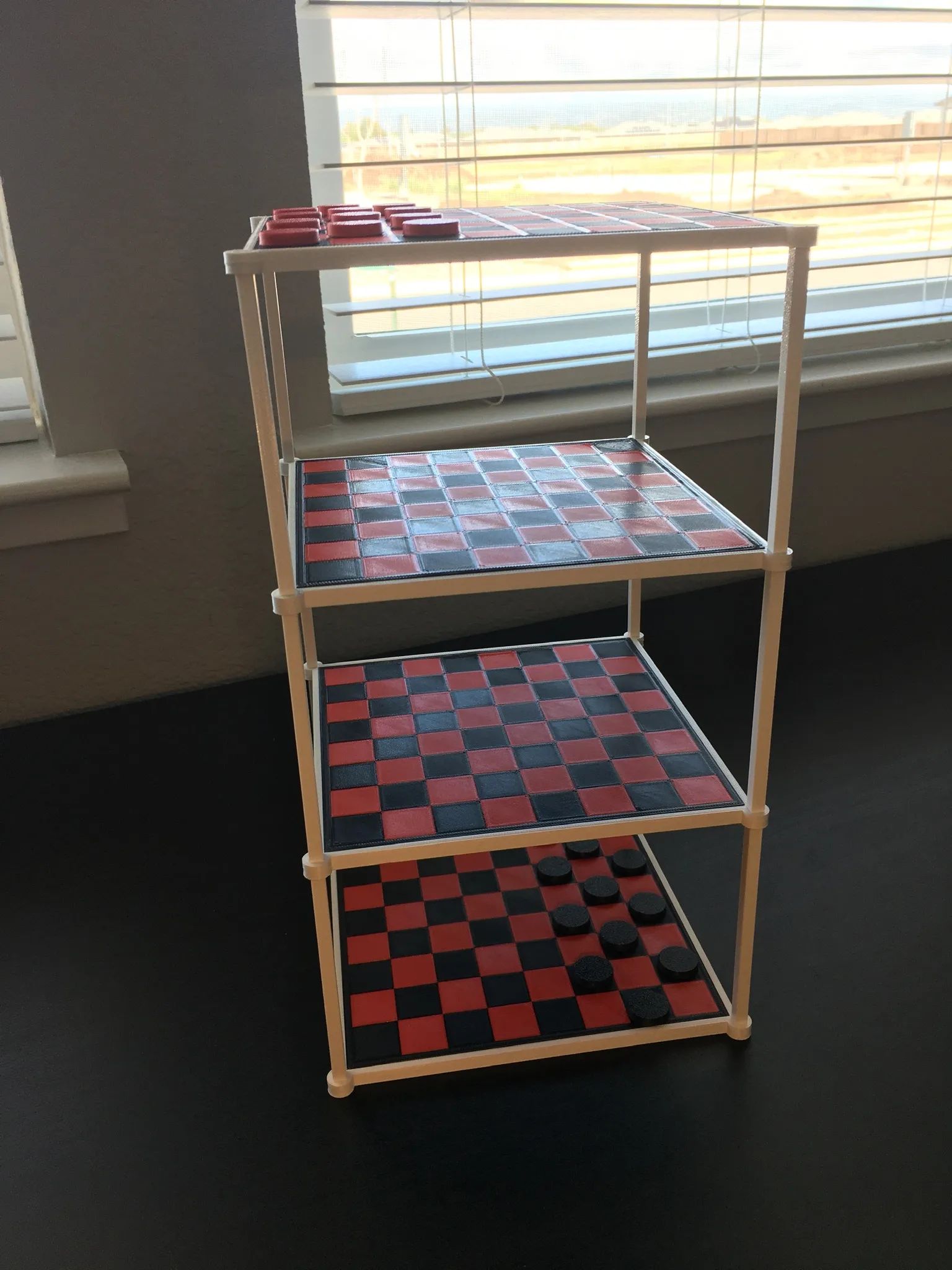 Bàn cờ 3D đa sắc cho trò chơi cờ và cờ vua