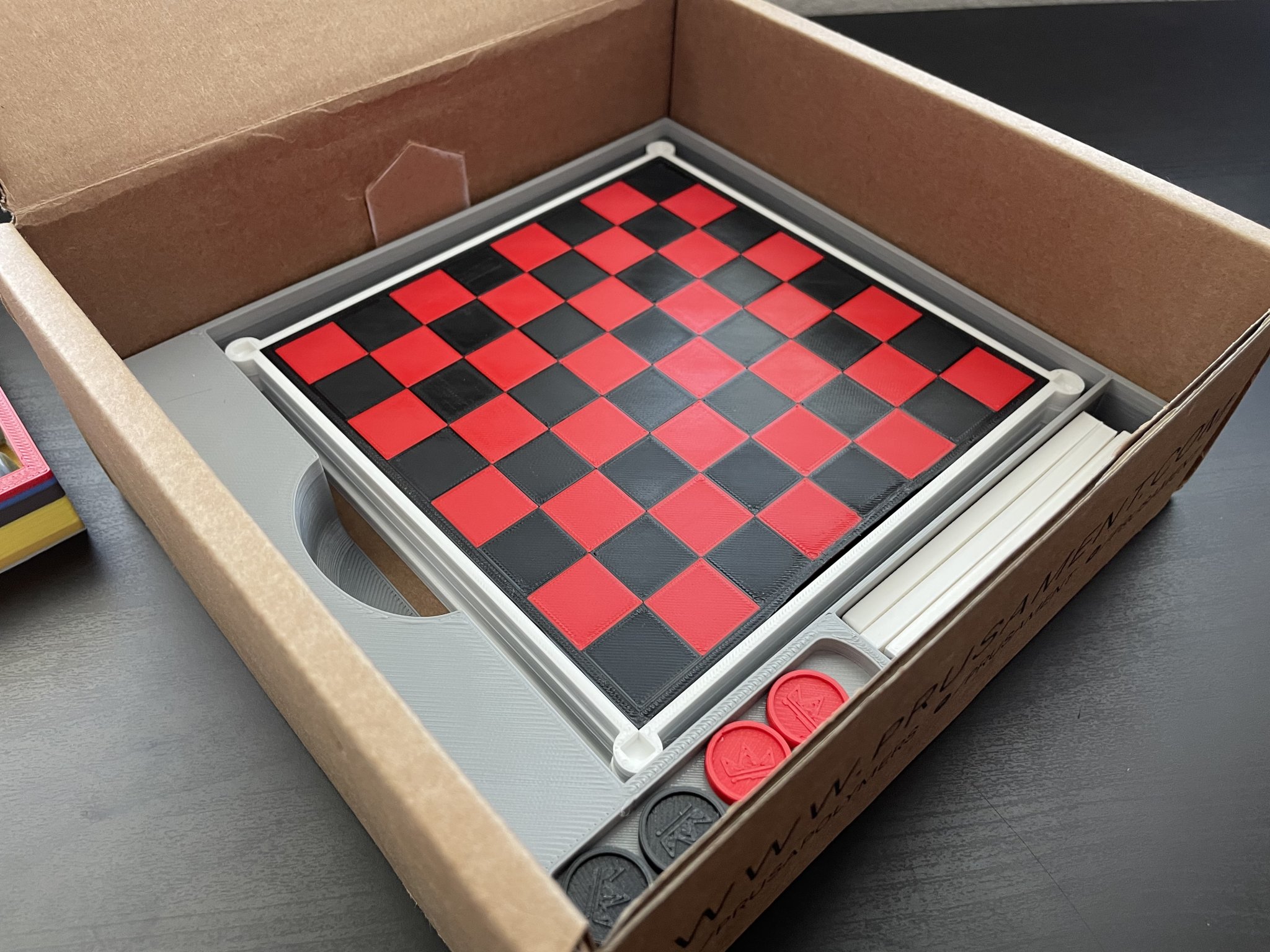 Hộp đựng bàn cờ 3D cho hộp Prusament