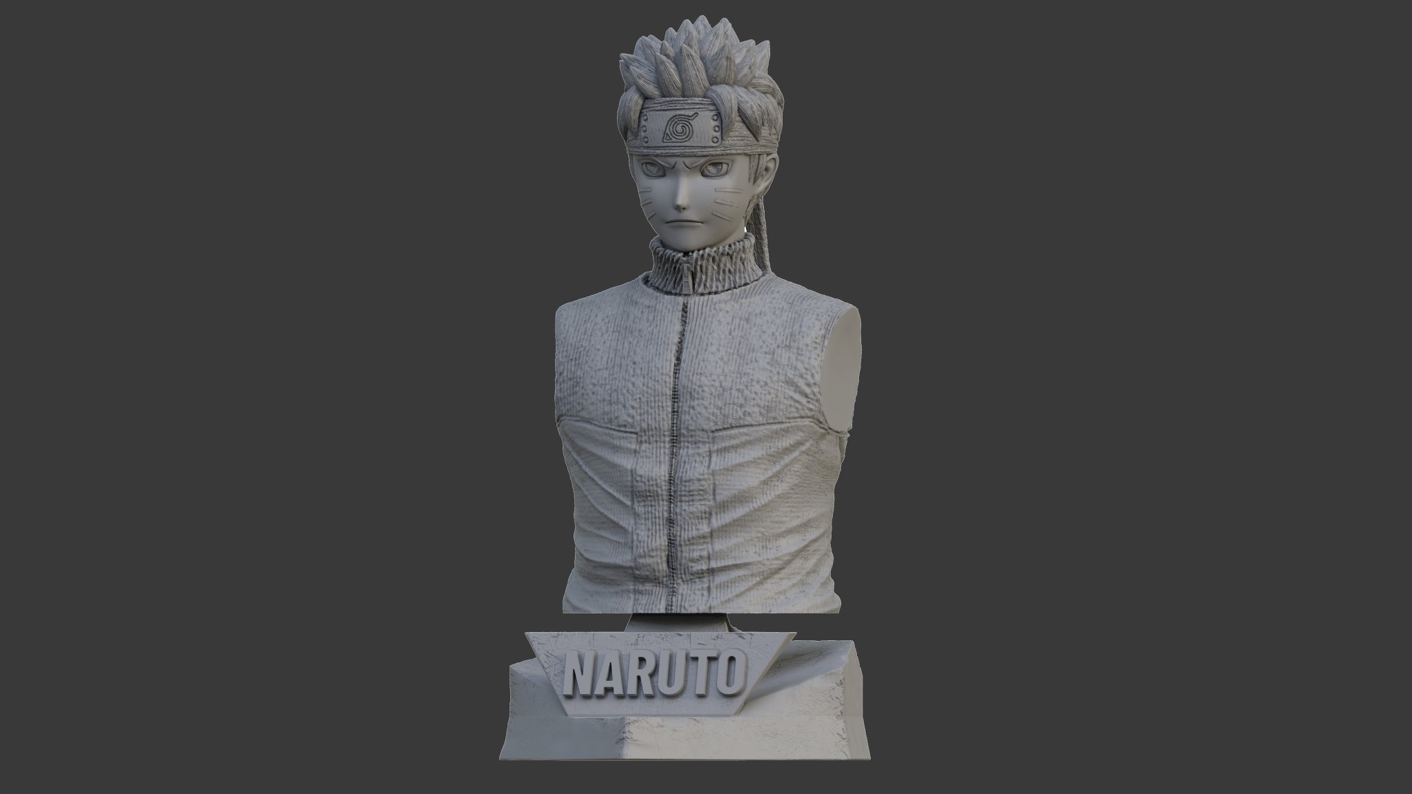 Mô hình 3D nhân vật Naruto cực chi tiết không cần hỗ trợ