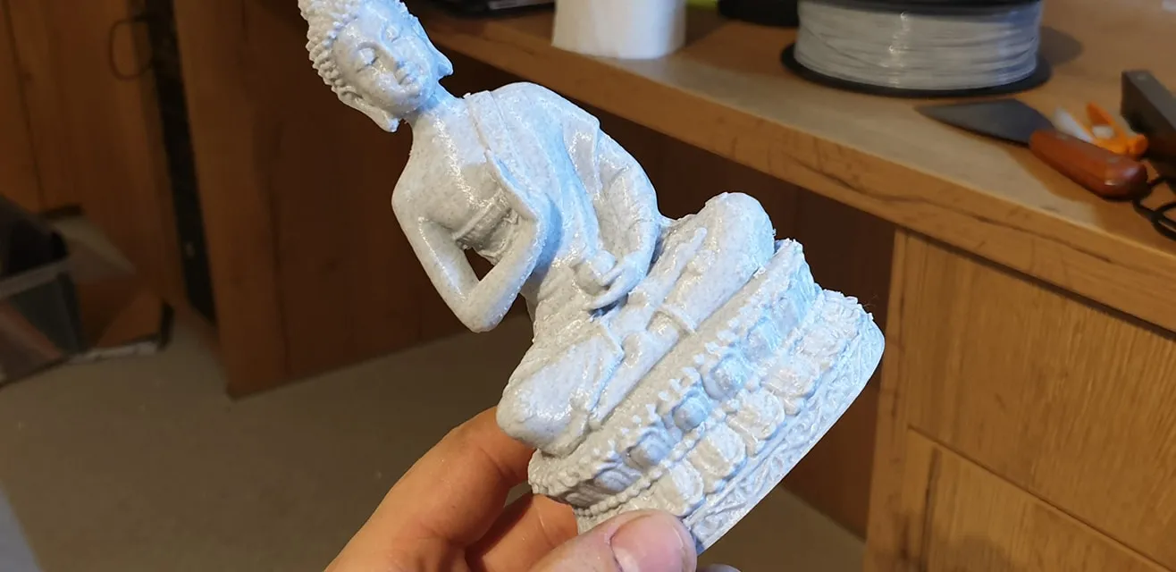 Tượng Phật được quét 3D từ máy Einscan-SE