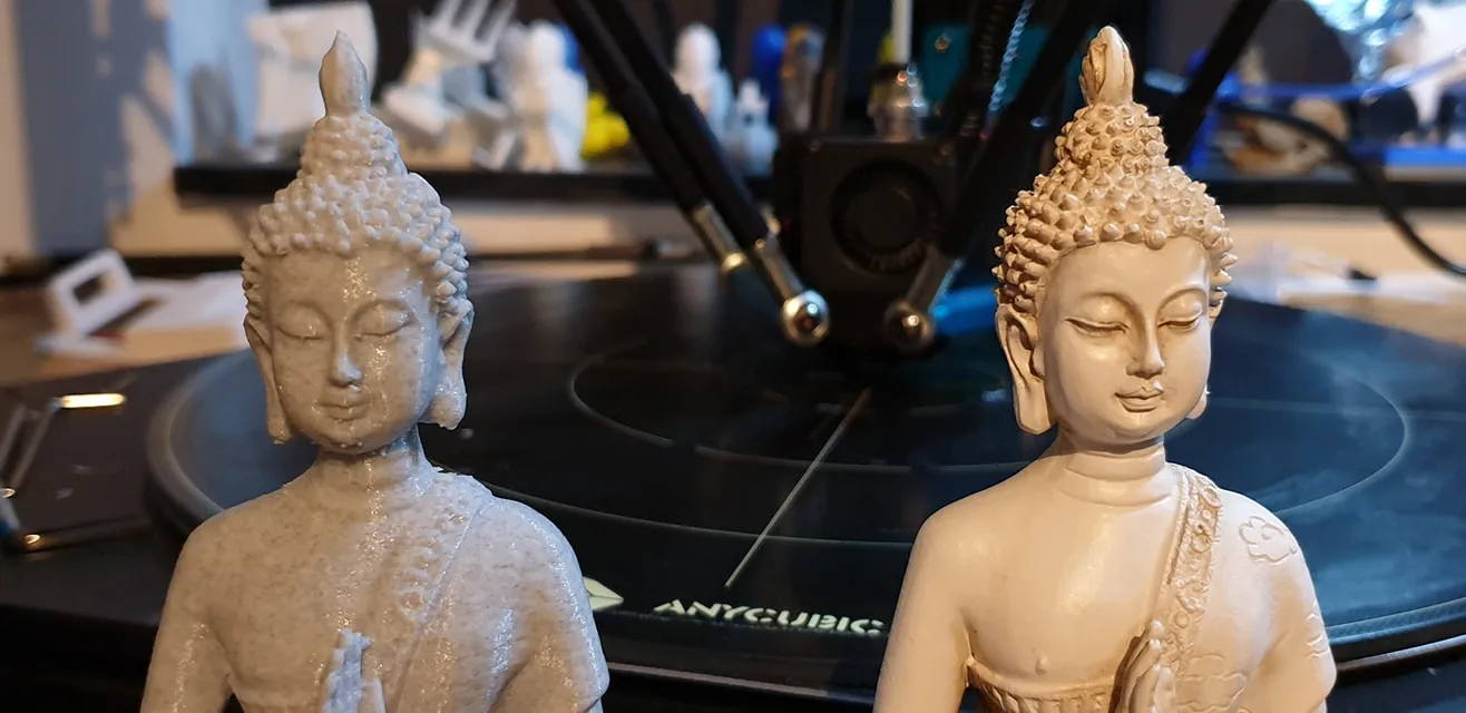 Tượng Phật được quét 3D từ máy Einscan-SE