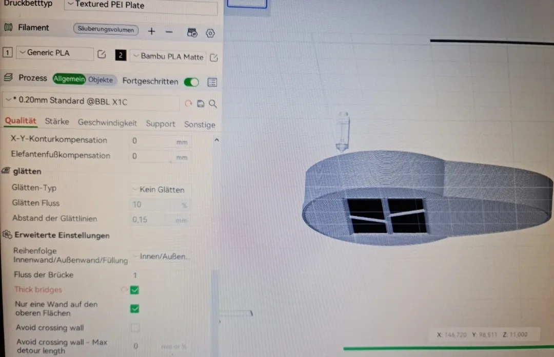 Tay nắm cửa Bambu Lab X1 (Carbon) tùy chỉnh