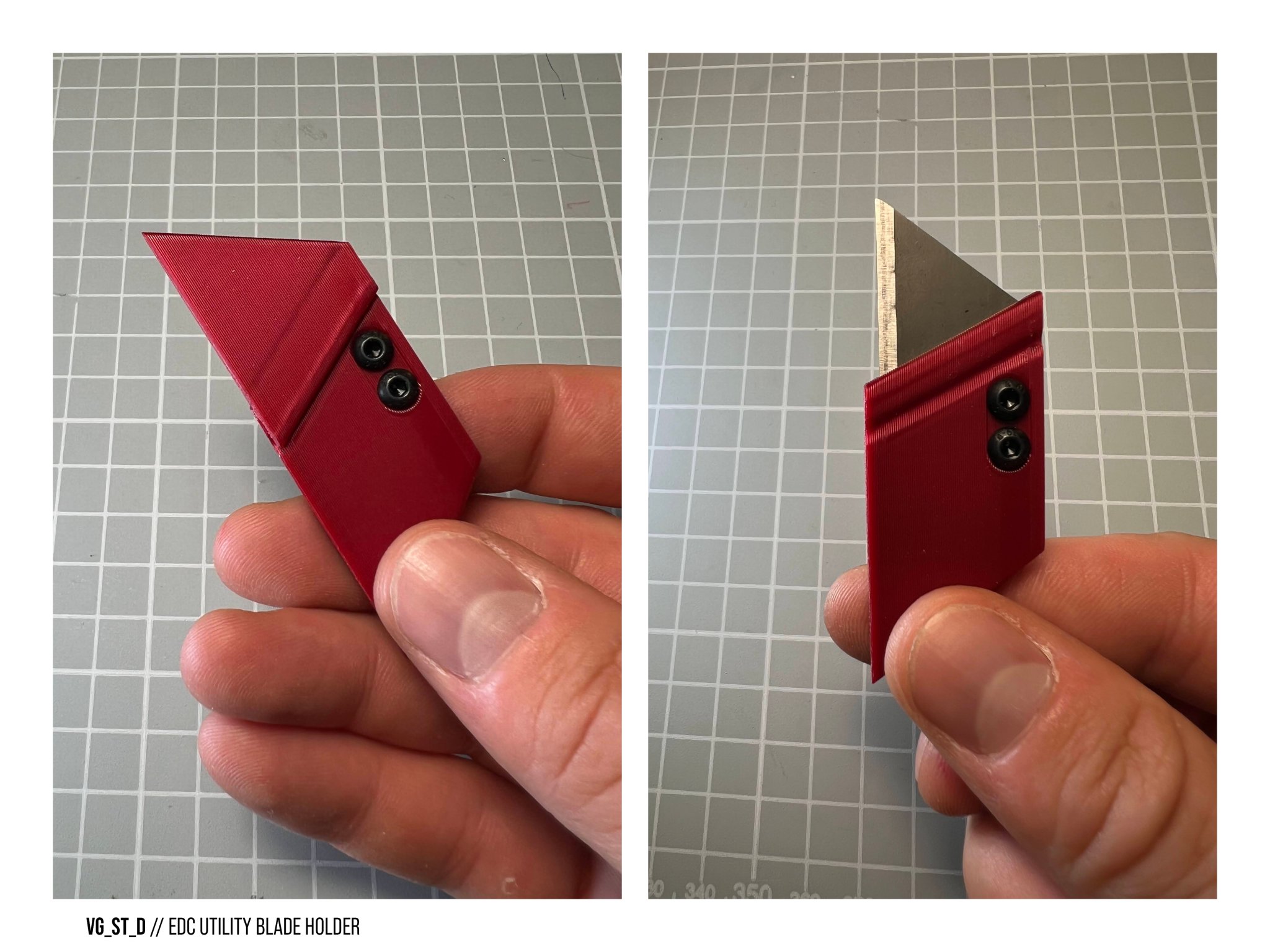 Giá đỡ lưỡi dao tiện ích EDC V.2 di động và đa năng