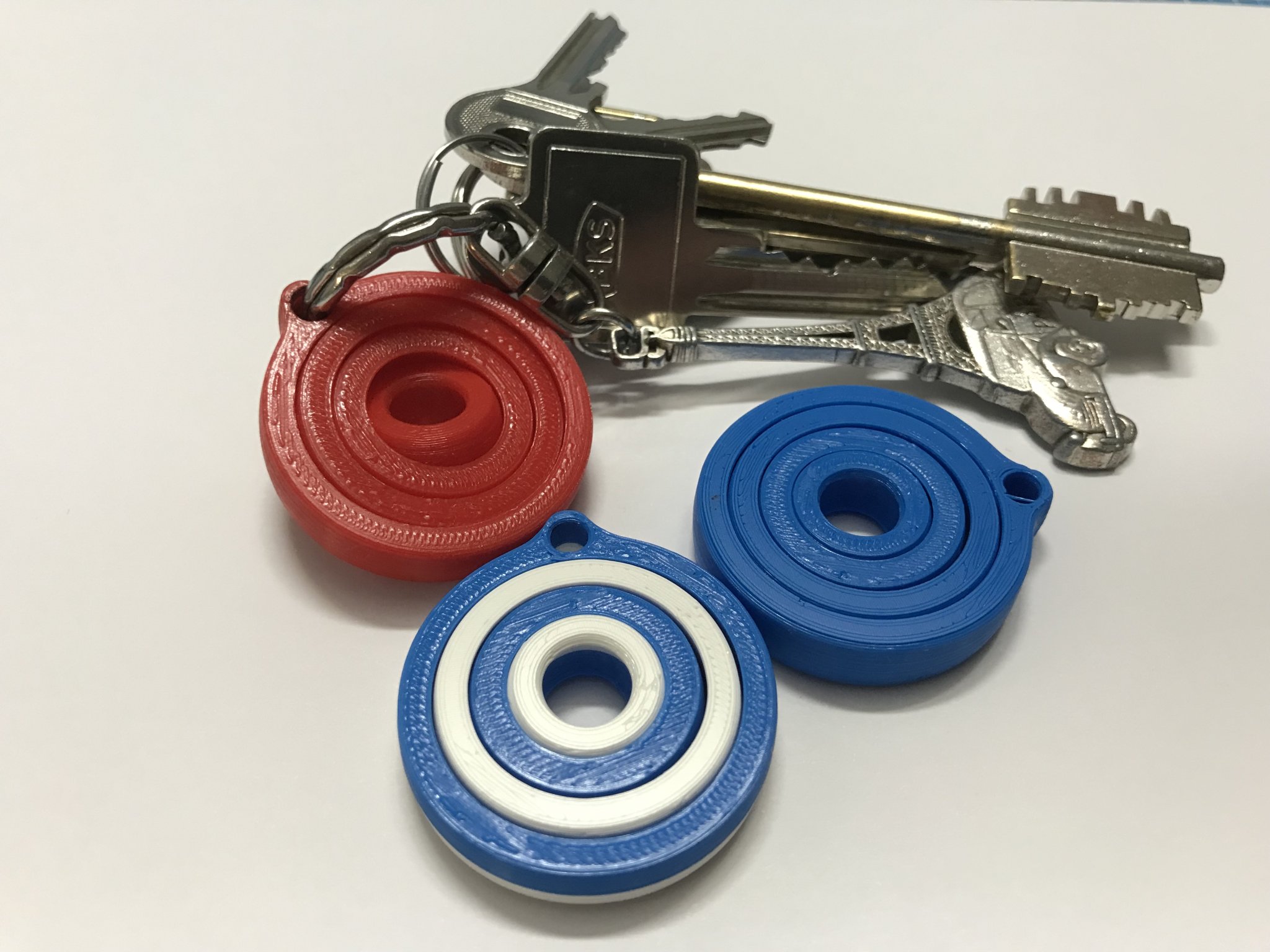 Móc khóa gyroscopic đơn giản để giảm căng thẳng