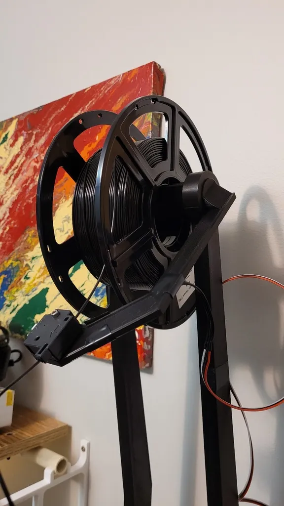 Trục trung tâm giá đỡ cuộn filament với cảm biến hết filament