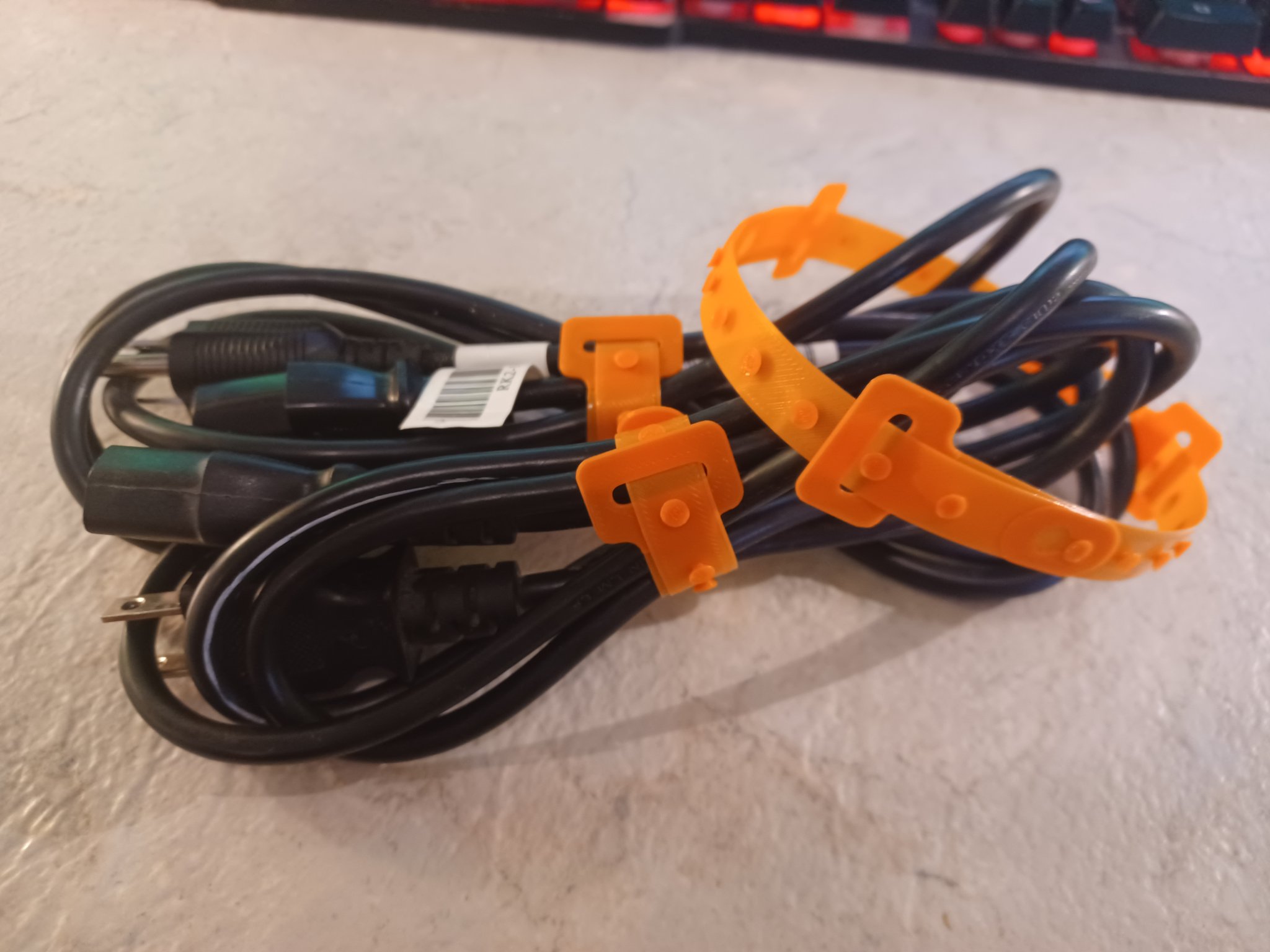 Dây buộc cáp PLA linh hoạt và tái sử dụng cho nhu cầu hàng ngày