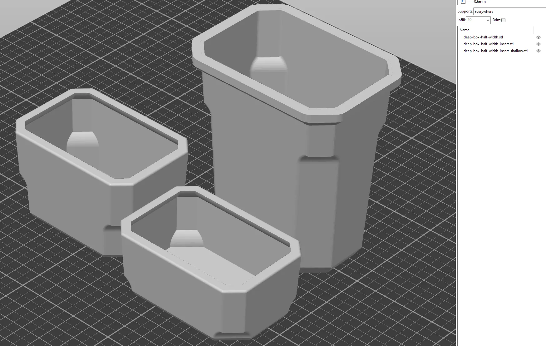 Hộp tổ chức linh kiện Husky Connect với kích thước đa dạng