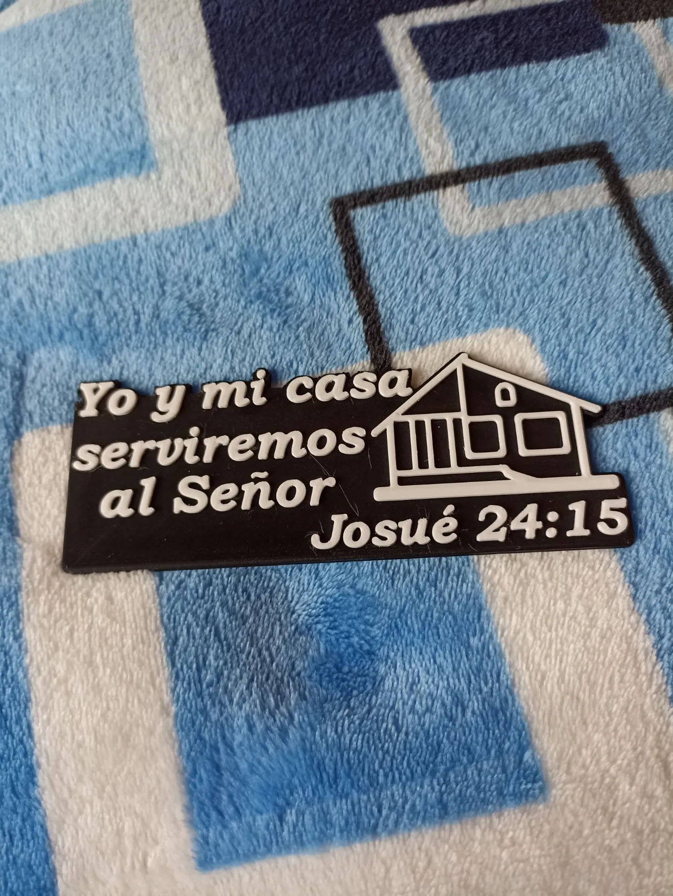 Bảng trang trí câu Kinh Thánh Josué 24:15