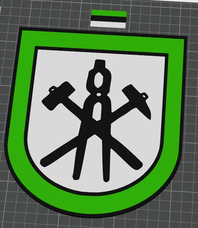 Biểu trưng của xã Holoubkov với thiết kế độc đáo