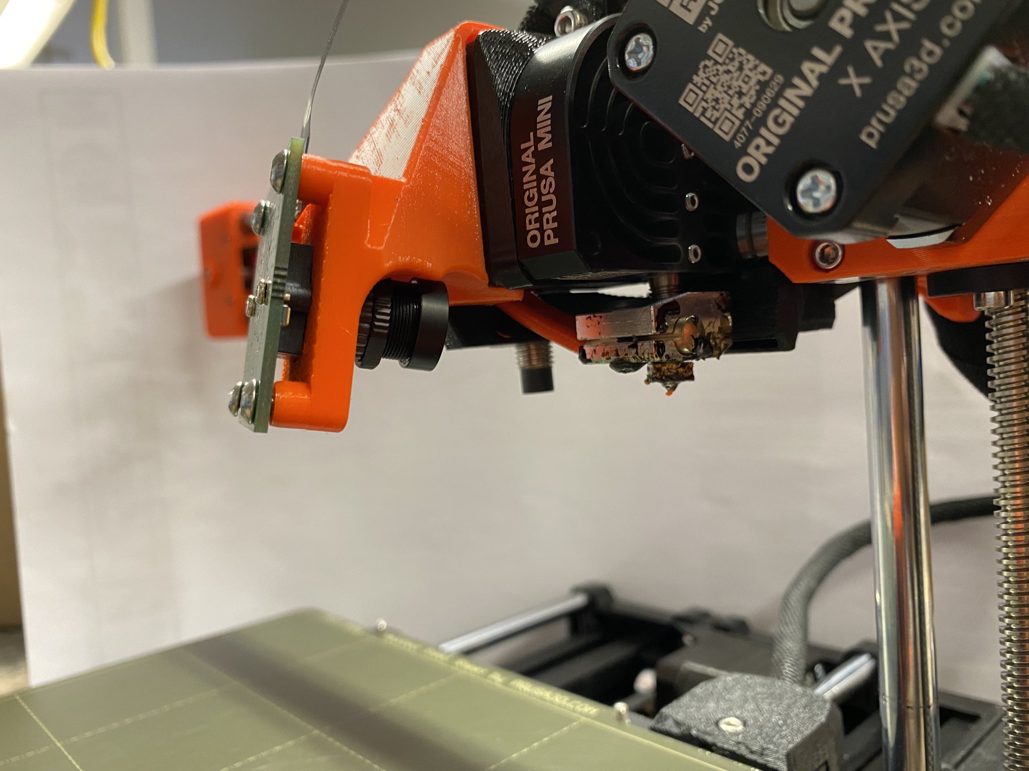 Giá đỡ camera cho Prusa Mini với Arducam OV5647 và ống kính M12