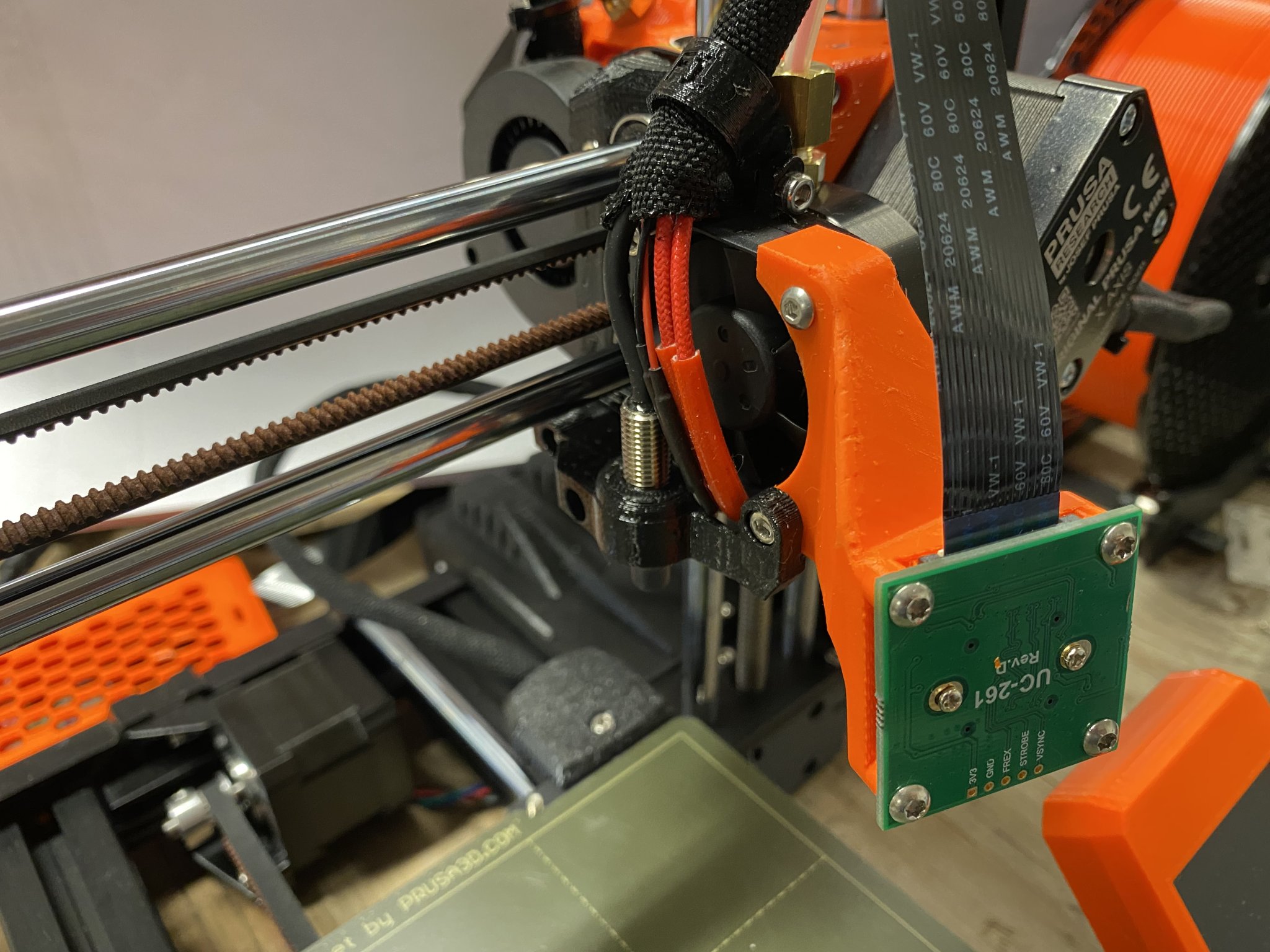 Giá đỡ camera cho Prusa Mini với Arducam OV5647 và ống kính M12