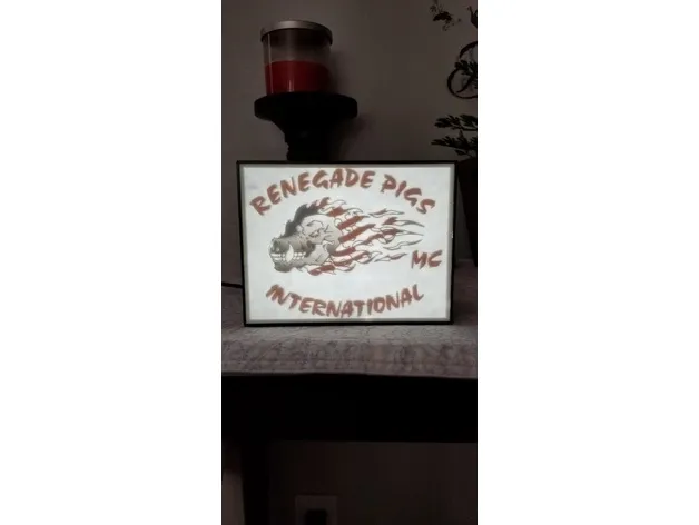 Đèn Lithophane thiết kế cho quán bar của bạn bè