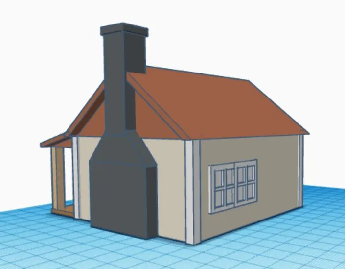 Nhà tranh nhỏ cho mô hình và diorama