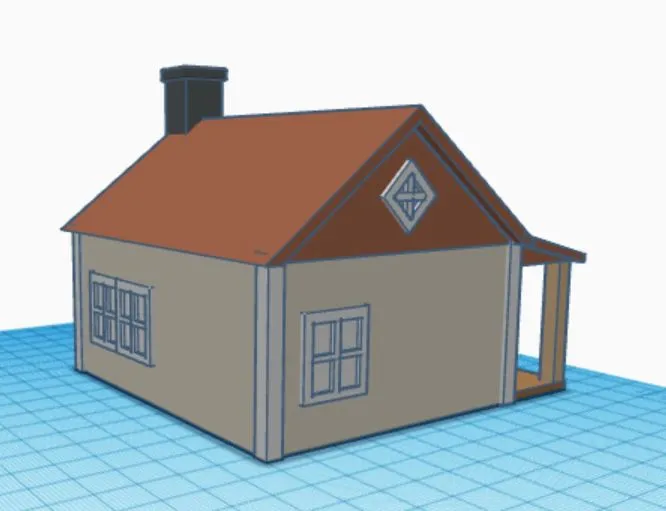 Nhà tranh nhỏ cho mô hình và diorama