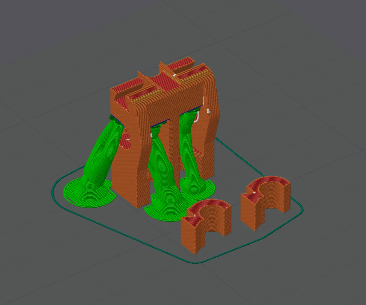 Giá đỡ cho đĩa gập và kệ kính trong giá đỡ dưới