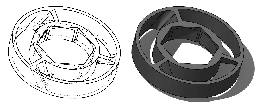 Quạt đai ốc ER-11 để làm sạch phoi từ máy CNC để bàn