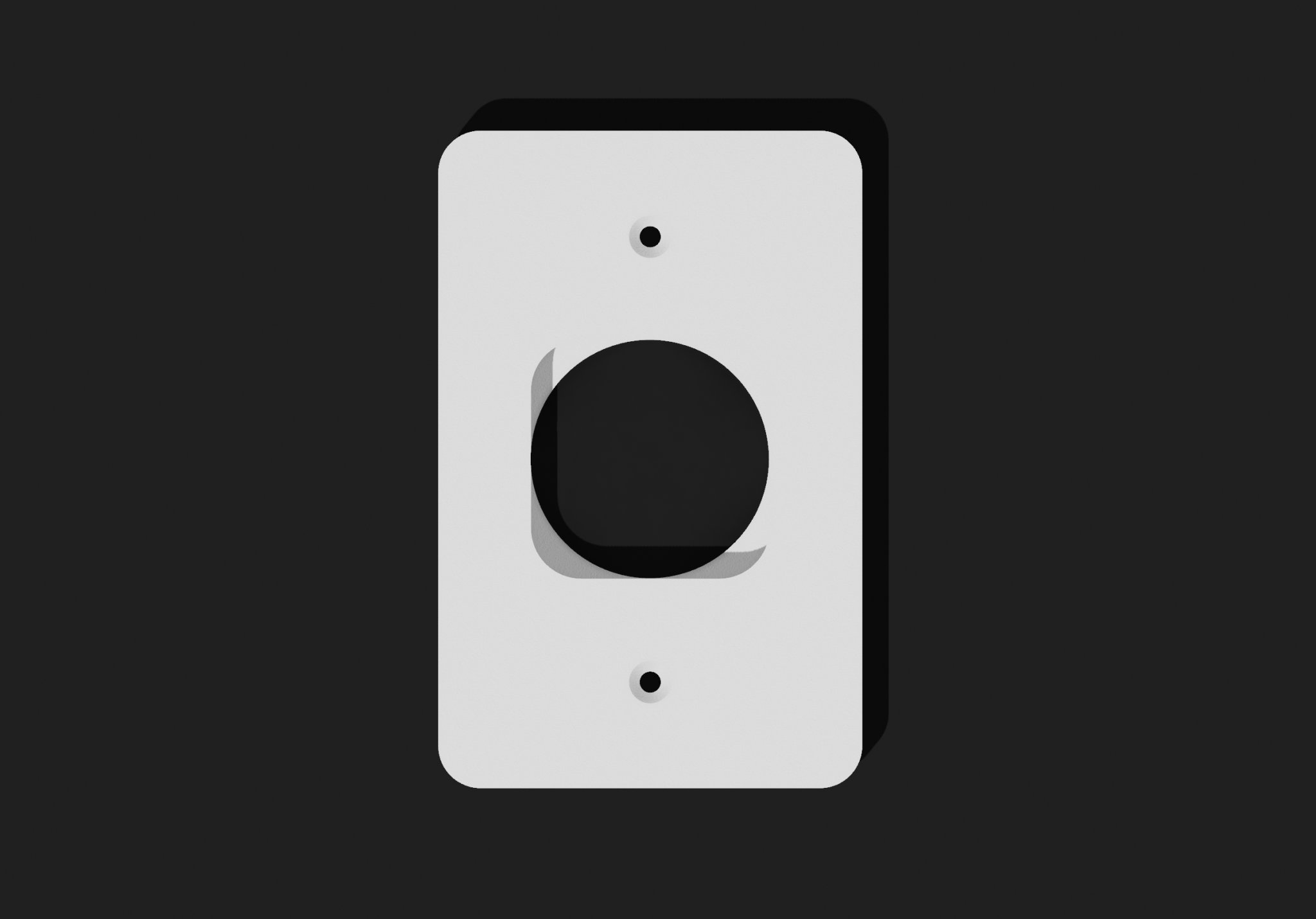 Bảng mặt gắn tường cho công tắc mini không dây Aqara