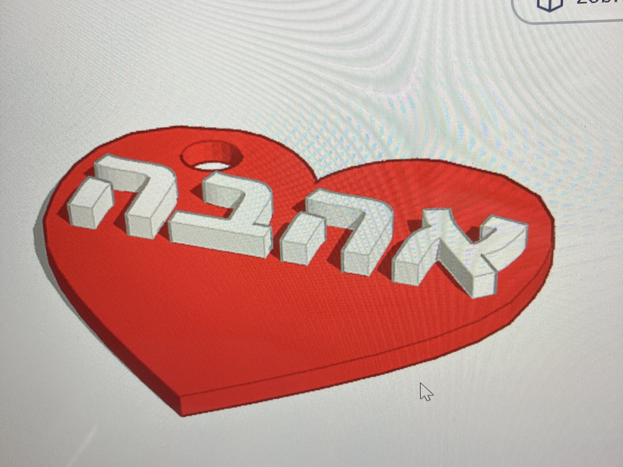 Yêu thương bằng tiếng Hebrew - Móc khóa độc đáo